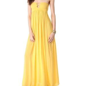 Indah Flamingo Maxi Dress NWT